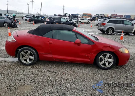 2007 Mitsubishi Eclipse Spyder Gs z USA, uszkodzony, nr VIN 4A3AL25F87E046349